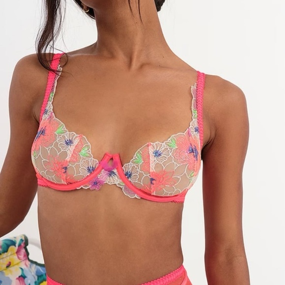 For Love & Lemons Shimmer Zinnia Bra - Picture 5 of 6